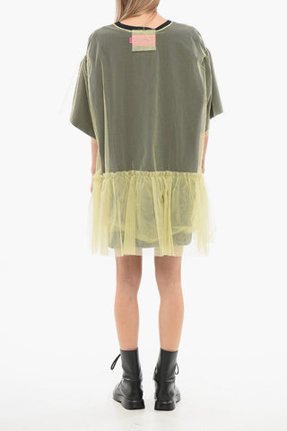 TULLE Vestito Over FREE SPIRIT con Volant Tulle