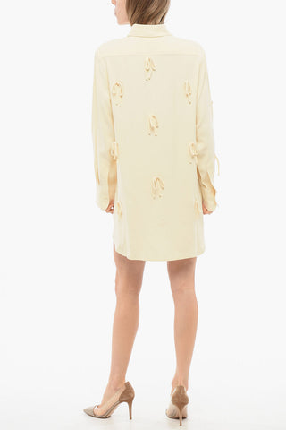 TULLE Camicia BED OF BOWS Lunga