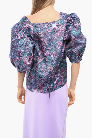 TULLE Top THE HIDDEN GEM mit Puffärmeln