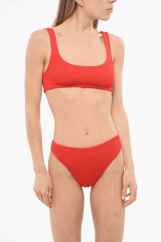 Bikini in Tinta Unita Pieghettato