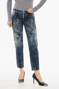 Slim Fit INK Jeans with 15cm Tattoo Print