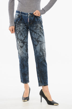 Slim Fit INK Jeans with 15cm Tattoo Print