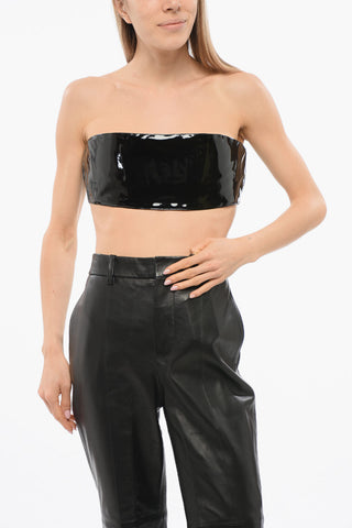 Eco Patent Leather Tube Top