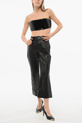 Eco Patent Leather Tube Top
