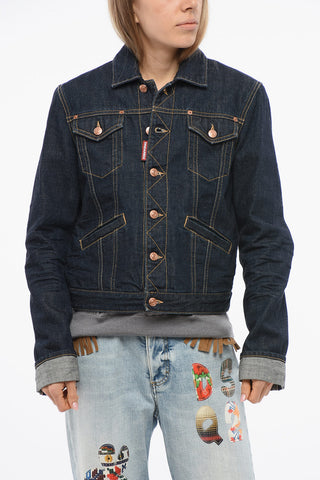 Giubbotto in Denim BOYFRIEND Lavaggio Scuro