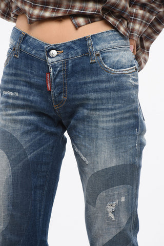 Jeans Jennifer Cropped Fit 델라베 데님 16cm