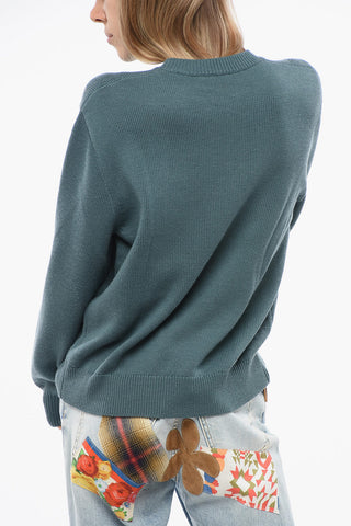 OLOP Jacquard Wool Pullover