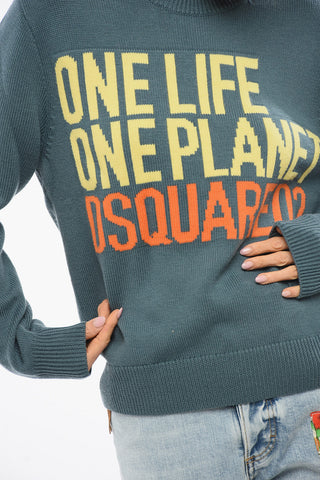 OLOP Jacquard Wool Pullover