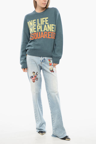 OLOP Jacquard Wool Pullover