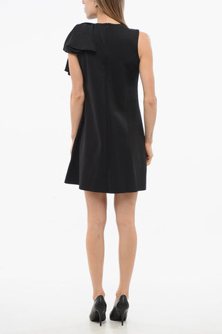Vestito Volant con Dettaglio Fiocco