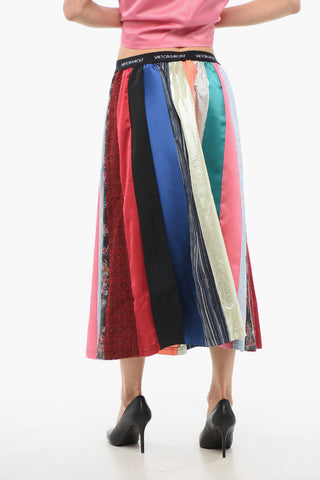 Gonna WASTEFUl WEARING con Righe Multicolor