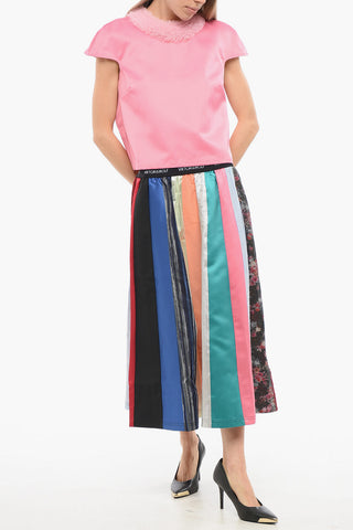 Gonna WASTEFUl WEARING con Righe Multicolor