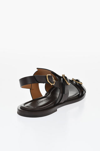 Leather Slingback DRIVER Sandals