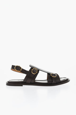 Leather Slingback DRIVER Sandals