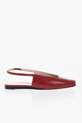 Leather Slingback Sandals