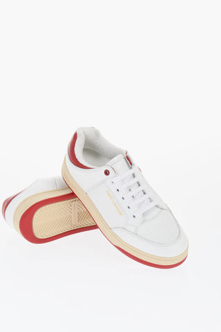 Perforated Leather Low-Top Sneakers
