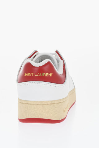 Perforated Leather Low-Top Sneakers