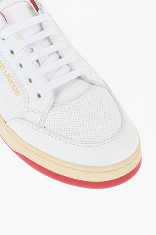 Perforated Leather Low-Top Sneakers
