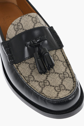 Mocassini In Pelle Con Dettagli Monogram E Nappine