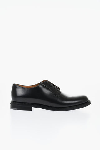 Brushed Leather Derby Shoes