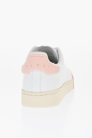 Leather Low-Top Sneakers