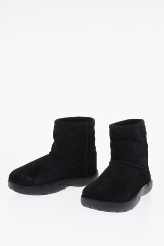 Suede SNAP Snow Boots