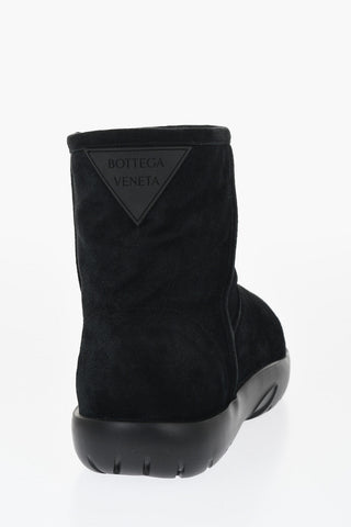 Suede SNAP Snow Boots