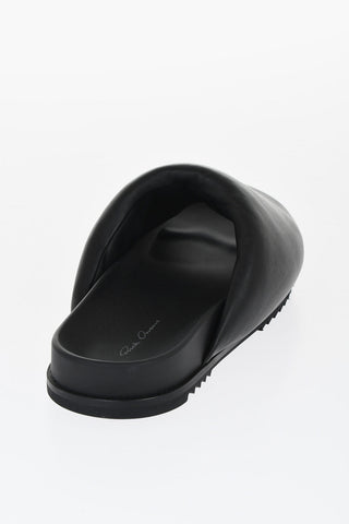 Leather Padded Slides