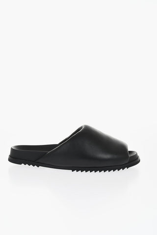 Leather Padded Slides