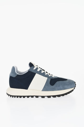 EMPORIO Low-Top Sneakers With Suede Details