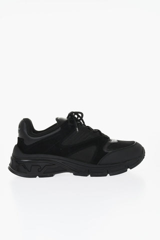 EMPORIO Low-Top Sneakers With Suede Details