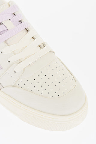 Sneakers Low-Top Con Dettagli A Contrasto