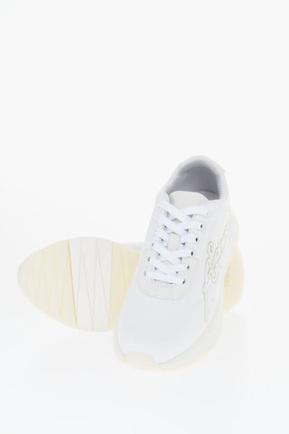 EMPORIO Low-Top Sneakers With Embossed Signature
