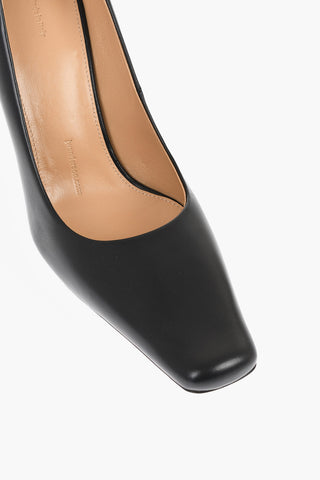 Leather Pumps LETTER With 10 cm Statement Heel