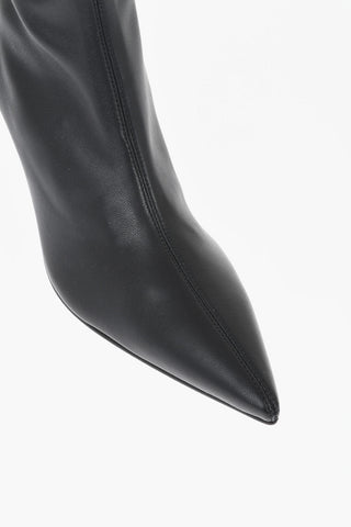 Pointed CHAIN Booties With Statement Heel 7 cm