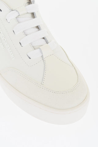 Sneakers Low-Top In Pelle Martellata