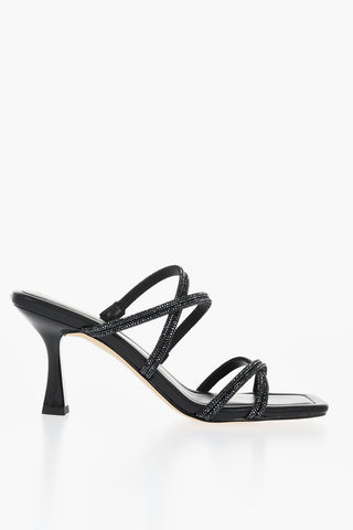 Sandali Incrociati CORRINE Con Strass Tacco 8 cm