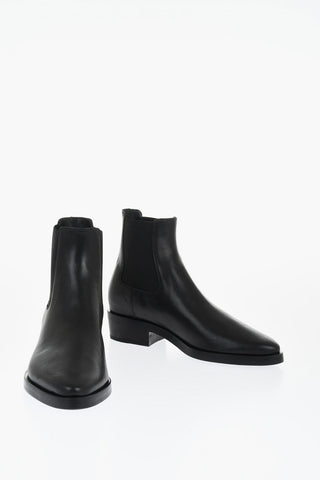 Leather Chelsea Boots Heel 4 cm