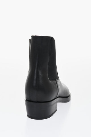 Leather Chelsea Boots Heel 4 cm