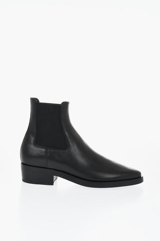 Leather Chelsea Boots Heel 4 cm