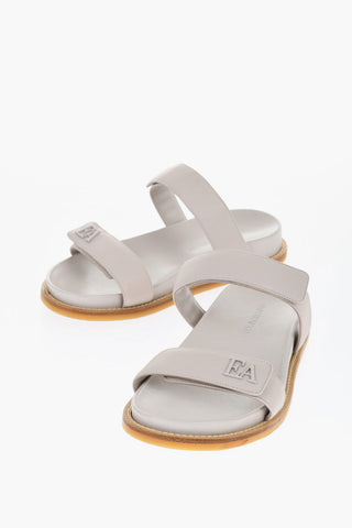 Ledersandalen mit Riemenverschluss
