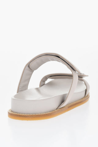 Ledersandalen mit Riemenverschluss