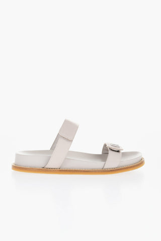 Ledersandalen mit Riemenverschluss
