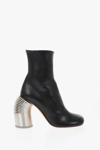 Stivaletti In Pelle SPRING Tacco Statement 11 cm