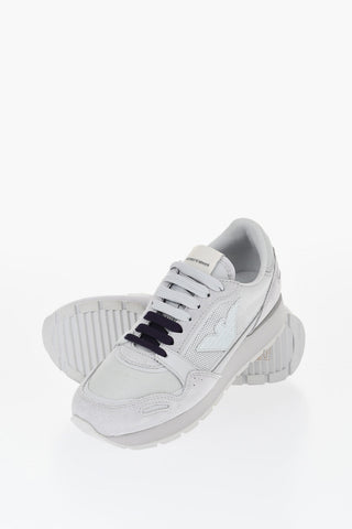 Sneaker Low-Top mit Logo und kontrastierenden Schnürsenkeln