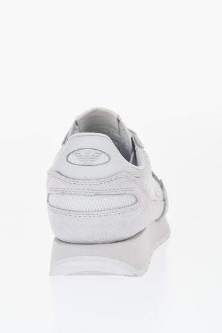 Sneaker Low-Top mit Logo und kontrastierenden Schnürsenkeln