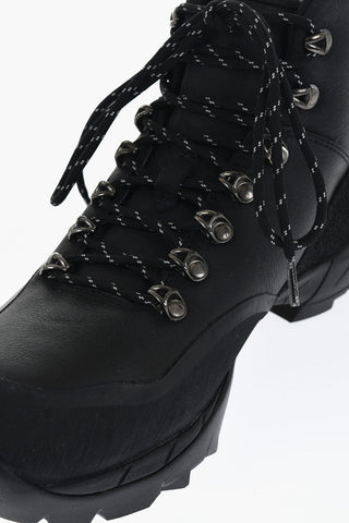 Solid Color Leather ANDREAS Hiking Boots