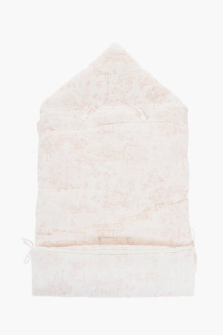 Sacco Nanna NID D'ANGE in Voile di Cotone con Motivo Toile de Jouy