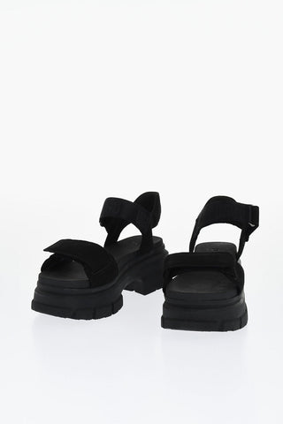 Suede ASHTON Sandals with Velcro Closure