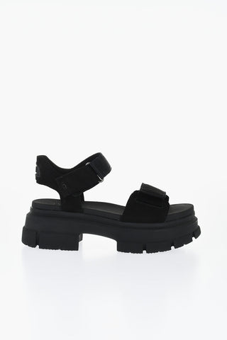 Suede ASHTON Sandals with Velcro Closure